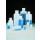 FLACON NALGENE ROND COL ETROIT HDPE CLAIR 1000ML -X6