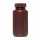 FLACON PLASTIQUE ROND COL LARGE HDPE BRUN 125ML -X12