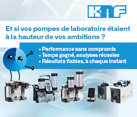 Pompes de laboratoire KNF à la hauteur de vos ambitions