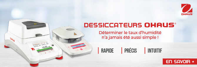 Les dessiccateurs Ohaus