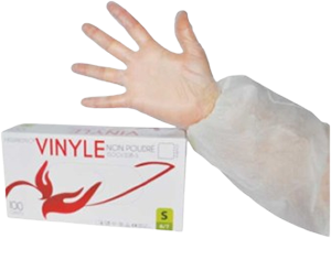 Gants à usage unique en vinyle MediProtec