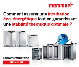 Incubateurs Memmert : Une incubation éco-énergétique avec une stabilité thermique optimale garantie
