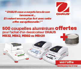 OHAUS revient avec une offre exceptionnelle