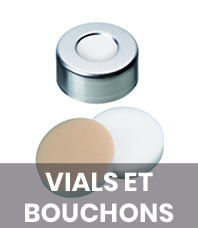 VIALS ET BOUCHONS POUR CHROMATOGRAPHIE