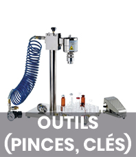 Outils (pinces, clés) pour chromatographie