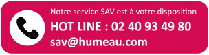 HotLine SAV Laboratoires Humeau