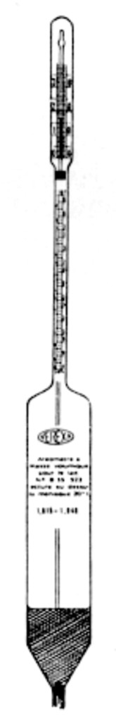 CHECKED ALCOHOLMETER 70/80 GRADUATED IN 1/10 DEGREE