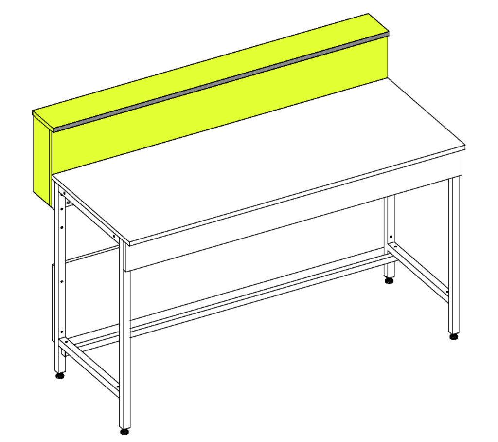 [252877] DOSSERET STRATIFIE L=1500 MM