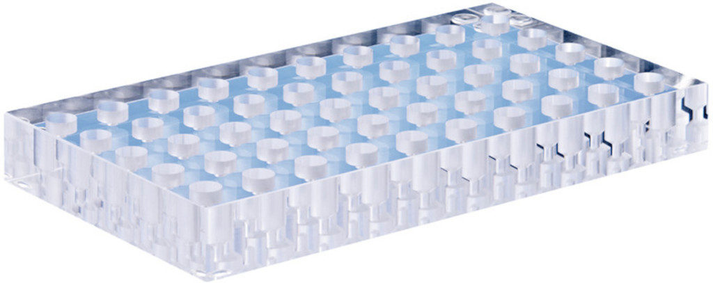 [260894] PORTOIR EN ACRYLIQUE POUR 50 MICRO-FLACONS DN8