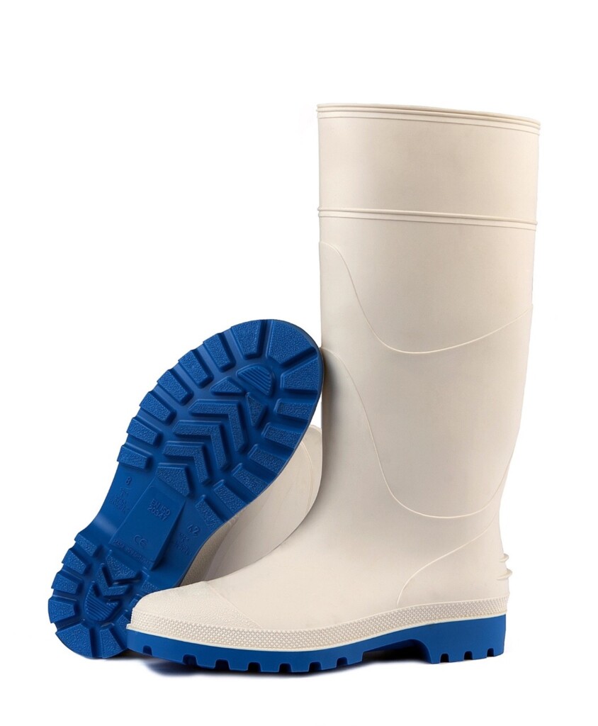 BOTTE BLANCHE CAOUTCHOUC POINTURE 37
