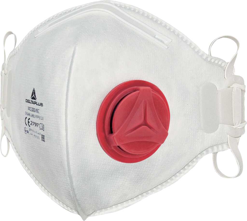 FFP3 RESPIRATOR WITH VALVE, VERTICAL FOLD - PACK OF 10