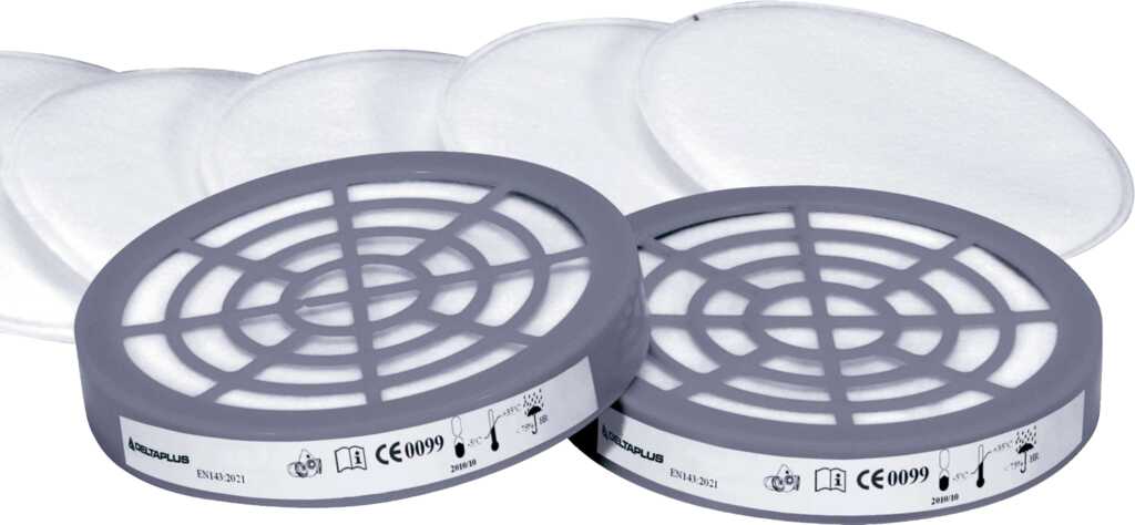 [100881] KIT DE 6 PREFILTRES P2 POUR DEMI- MASQUE 6400 JUPITER
